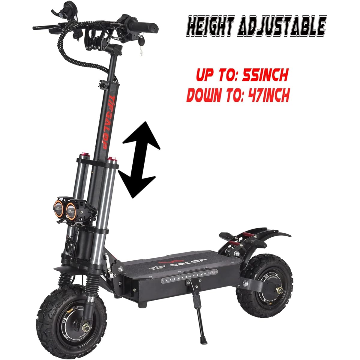 $41/mo - Finance Electric Scooter for Adult with Max Speed 50MPH